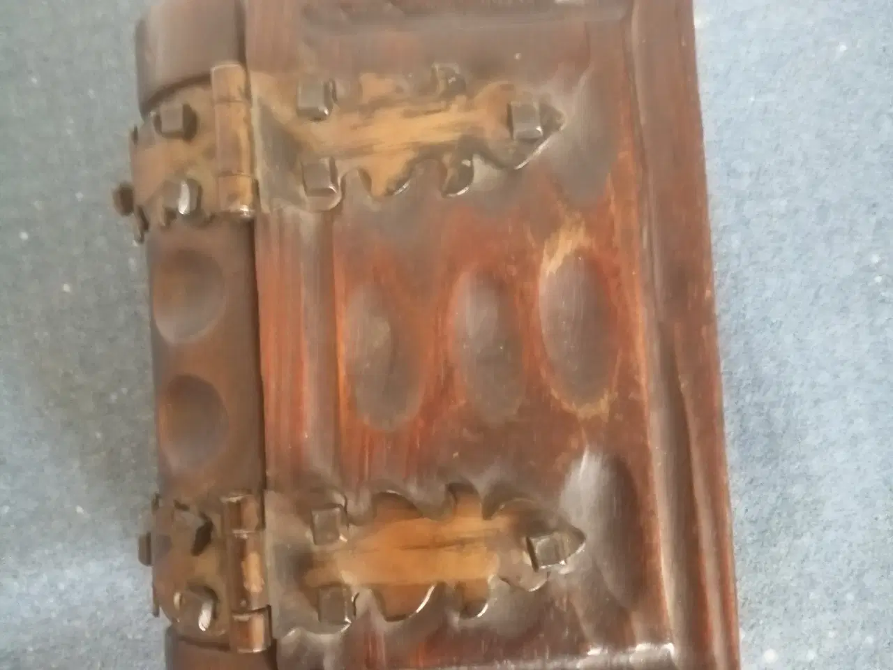 Billede 2 - Flot Gammelt Træskrin