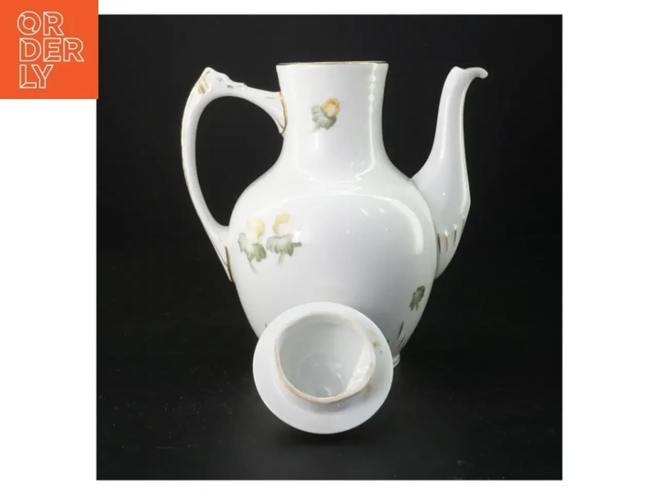 Billede 2 - Porcelæns kande med låg fra B&G (str. 25 cm)