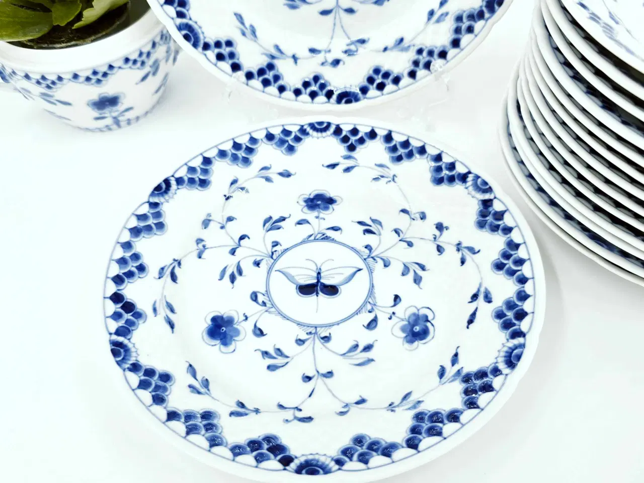 Billede 3 - Dickens Sommerfugl Stor Kagetallerken