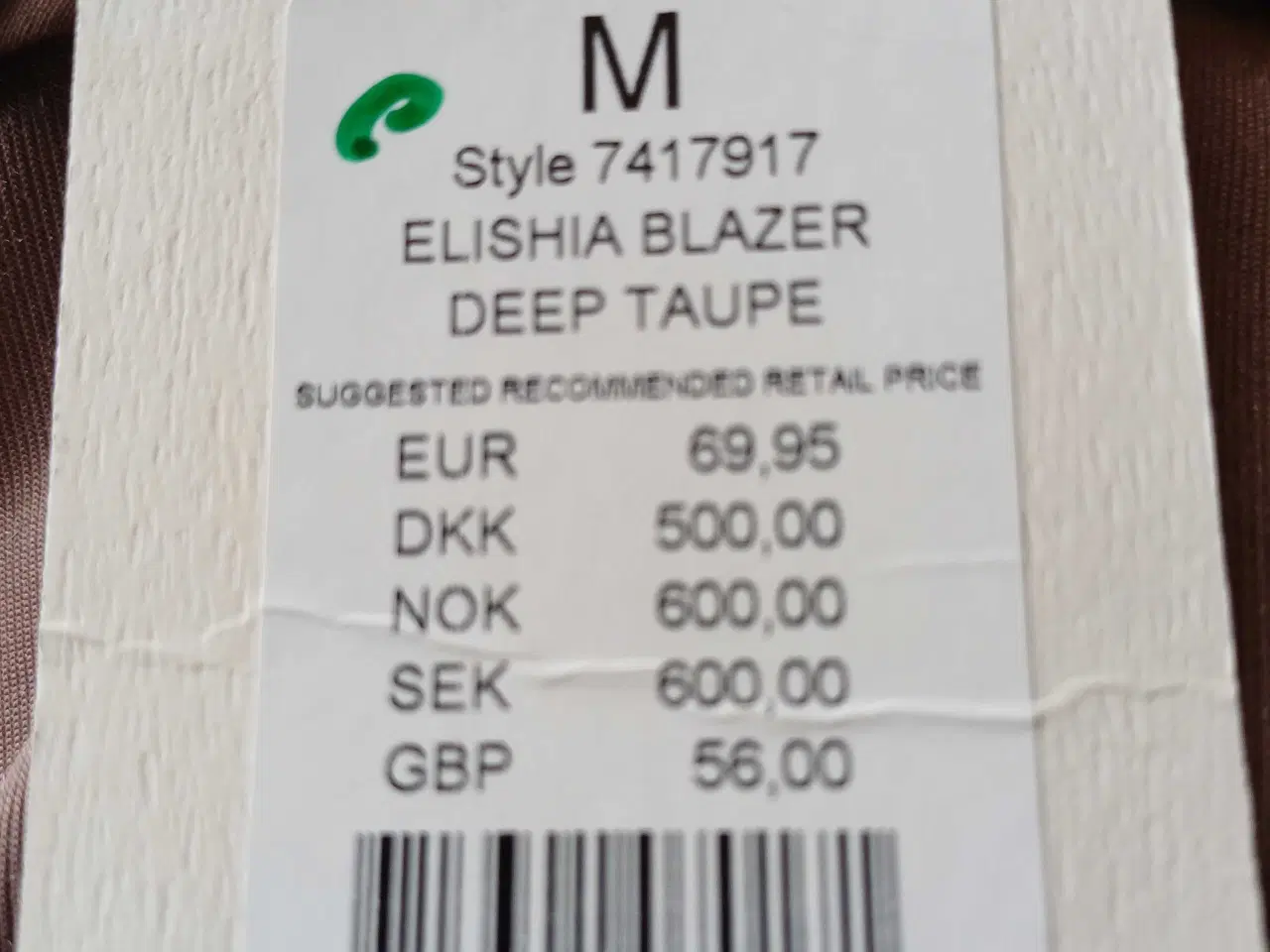 Billede 2 - Numph blød jakke i  velour