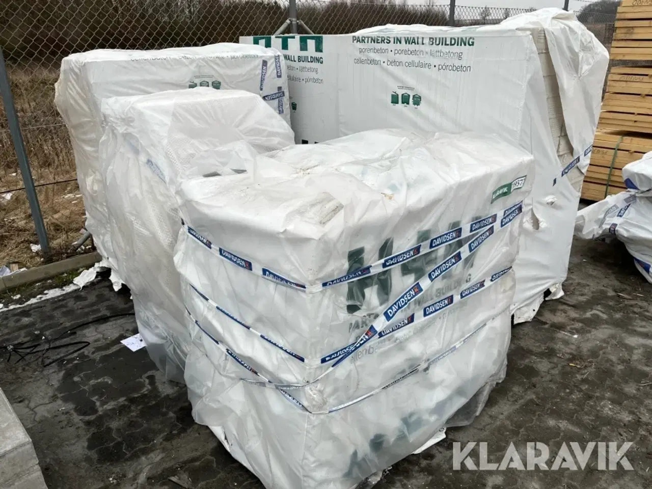 Billede 1 - Porebeton H+H 600x100x400 5 paller