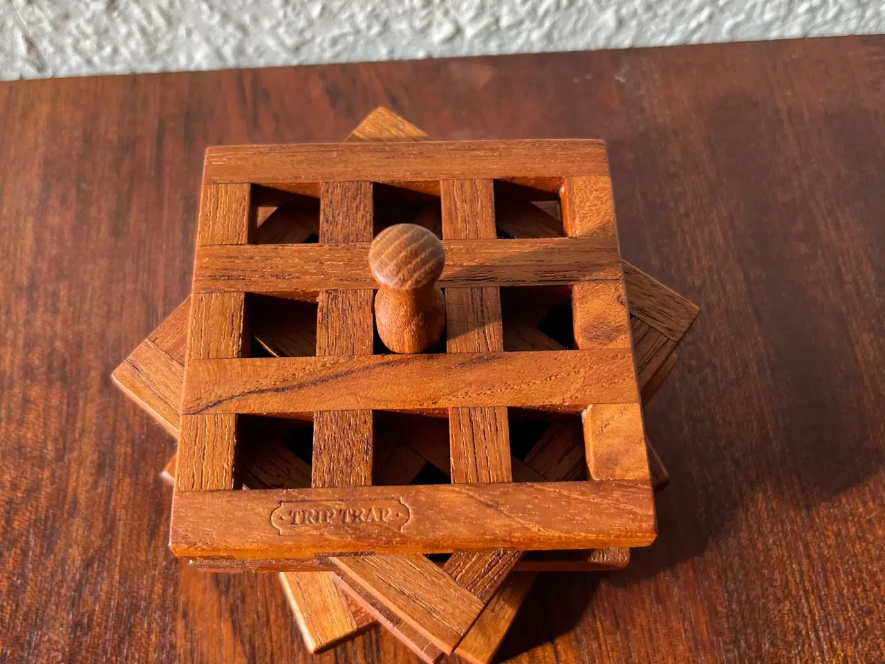 Billede 3 - Trip Trap kaffefilterholder teaktræ
