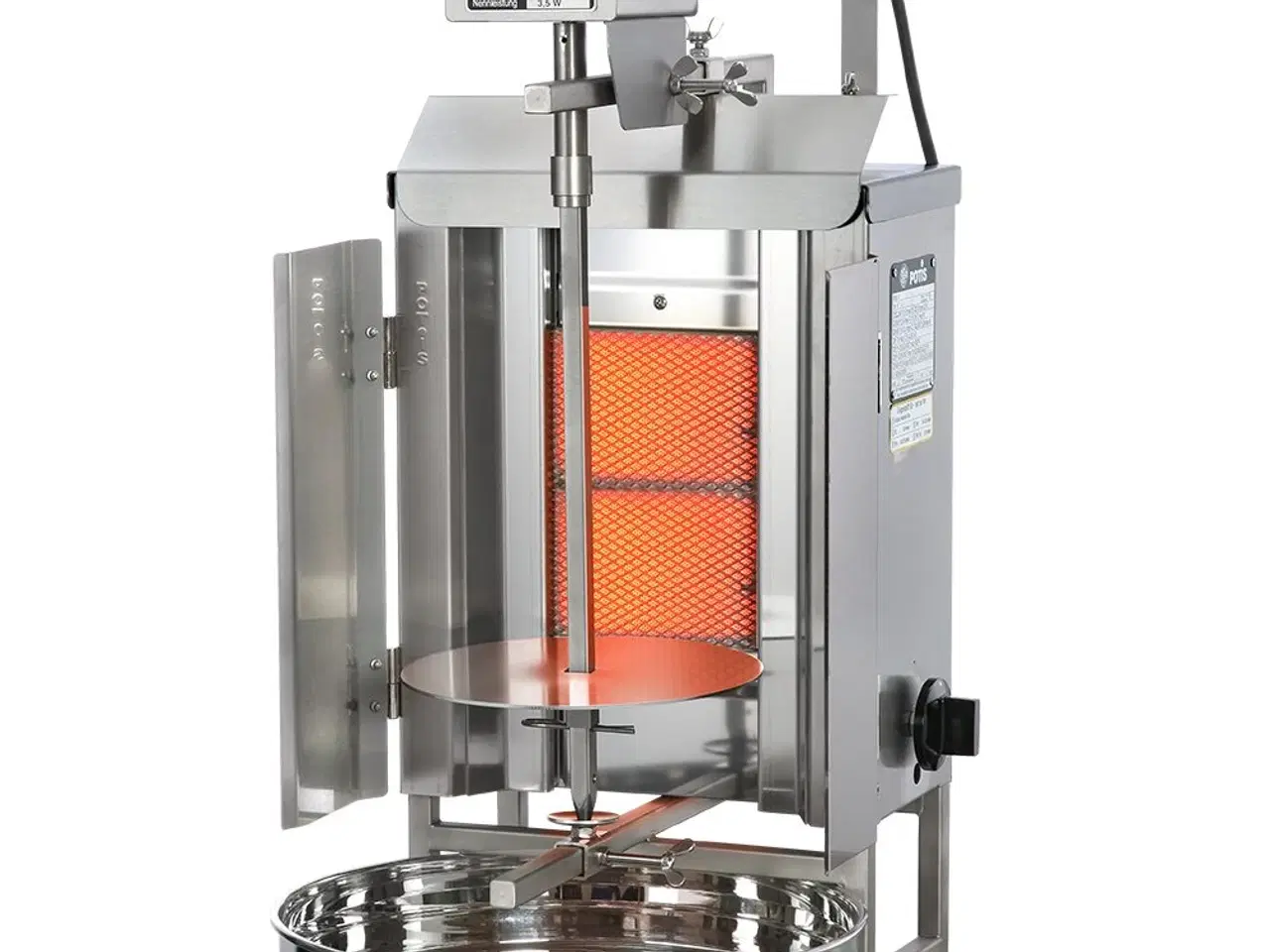 Billede 1 - Kebab & Shawarma grill til gas – 7 kg kød