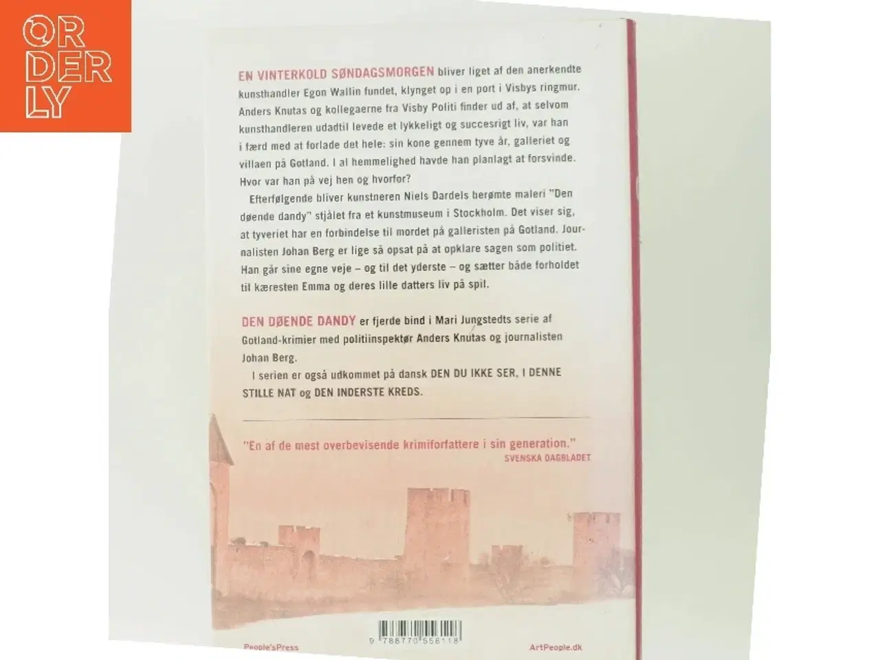 Billede 3 - Den døende dandy : kriminalroman af Mari Jungstedt (Bog)