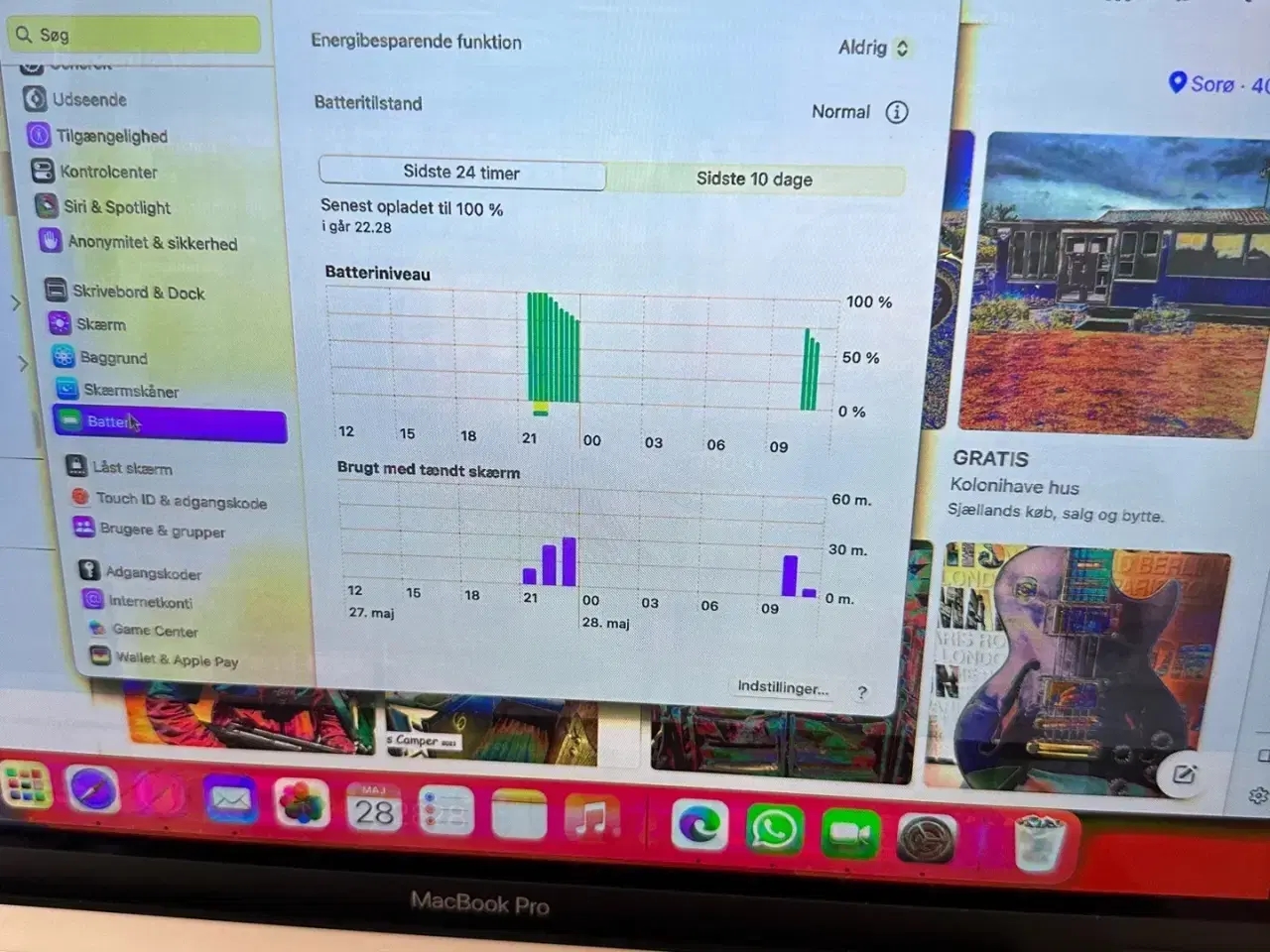 Billede 10 - Super Lækker Mac Book pro M1 2020- 512 gb HD