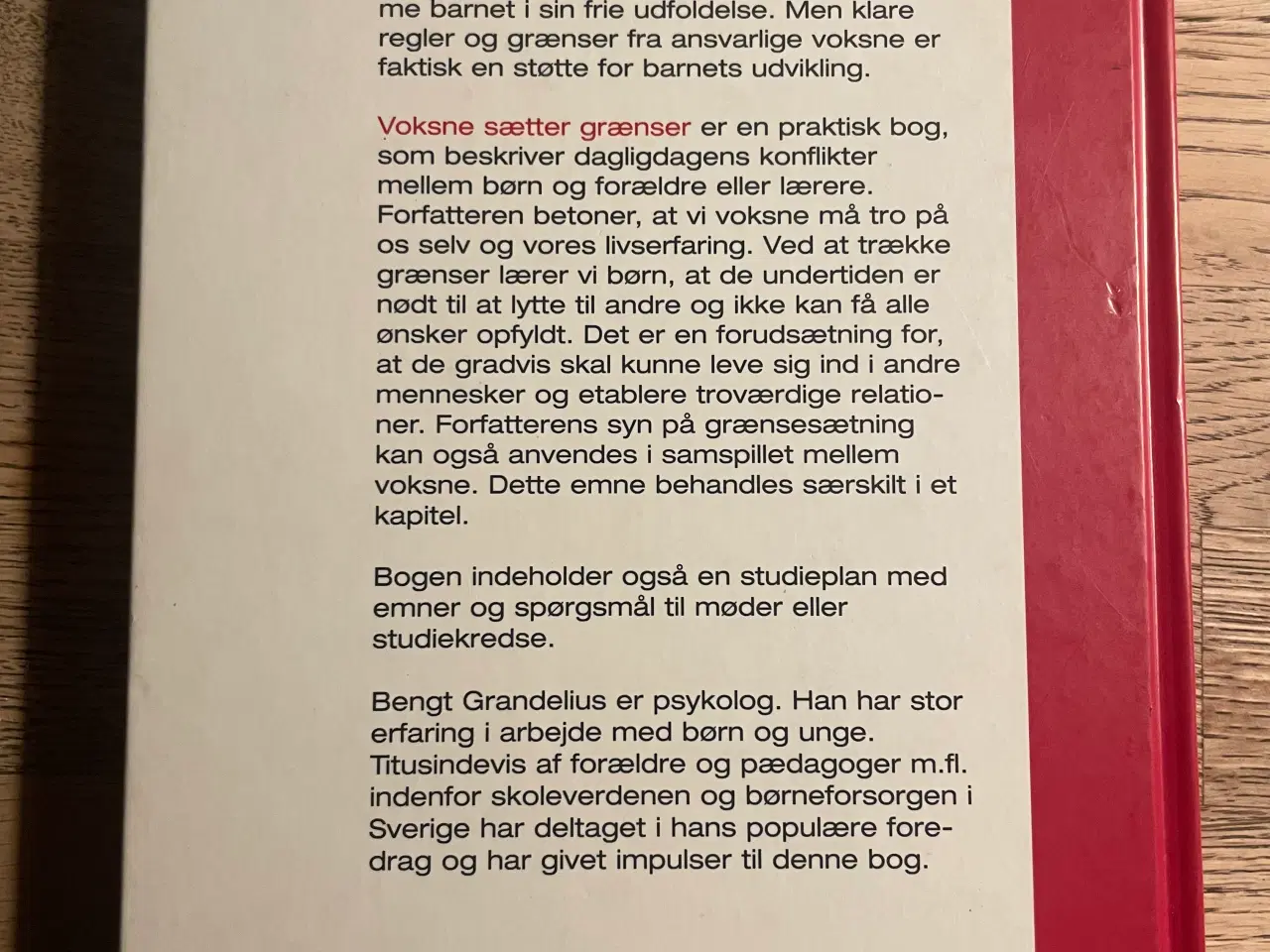 Billede 2 - Voksne sætter grænser, Bengt Grandelius