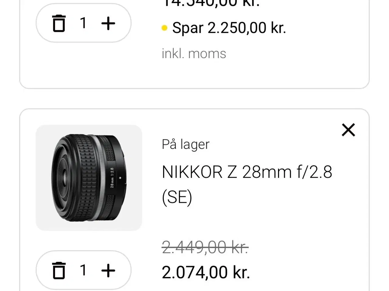 Billede 5 - Nikon Zf med grib og objektiv
