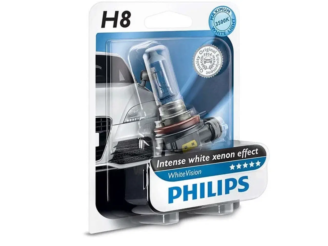 Billede 1 - Philips WhiteVision H8 35W 12V Blister - 1 stk.