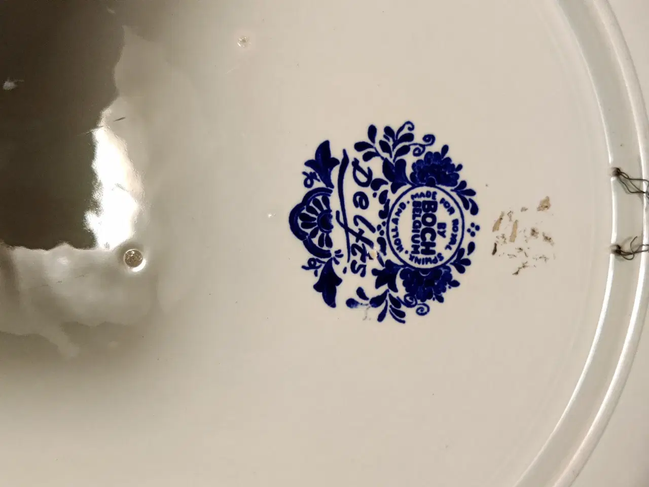Billede 2 - Delfts porcelænsfad