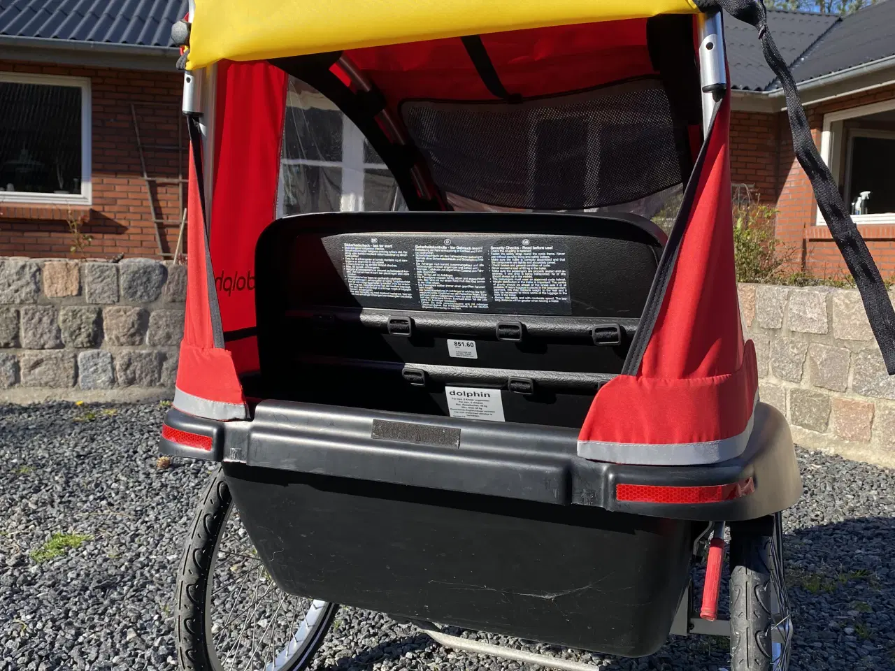 Billede 13 - Winther Dolphin cykeltrailer / barnevogn til 2 små