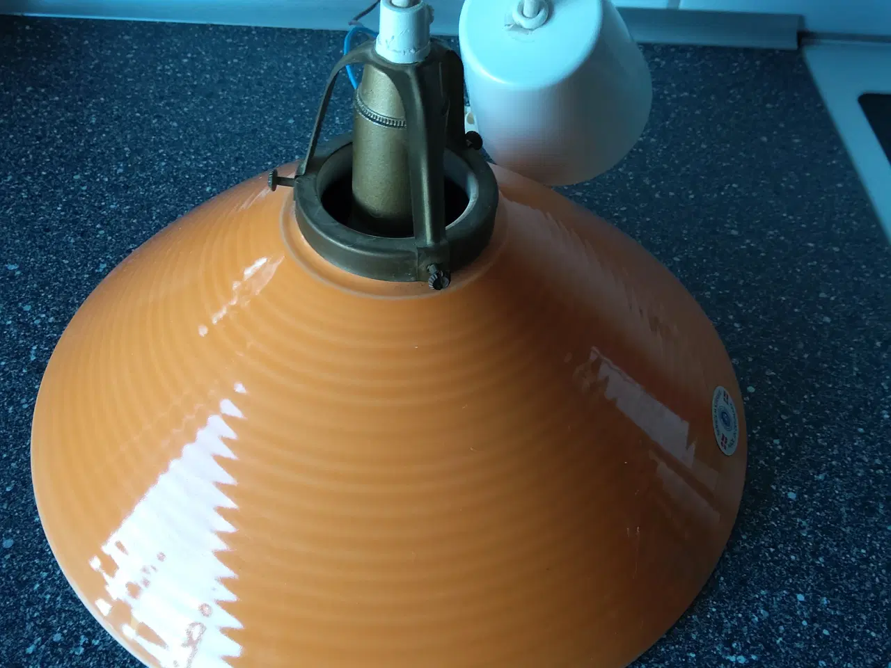 Billede 10 - Orange loftlampe pendel I keramik