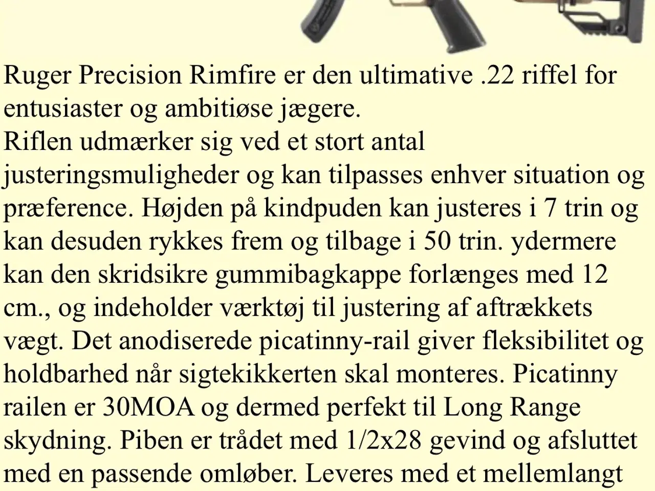 Billede 2 - Ruger Precision Rimfire 22 LR.