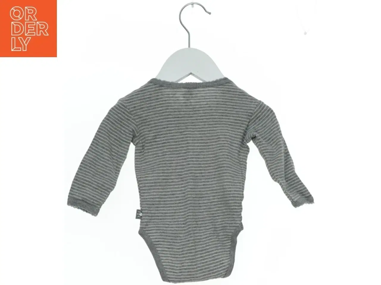 Billede 2 - Langærmet body med striber (str. 62)