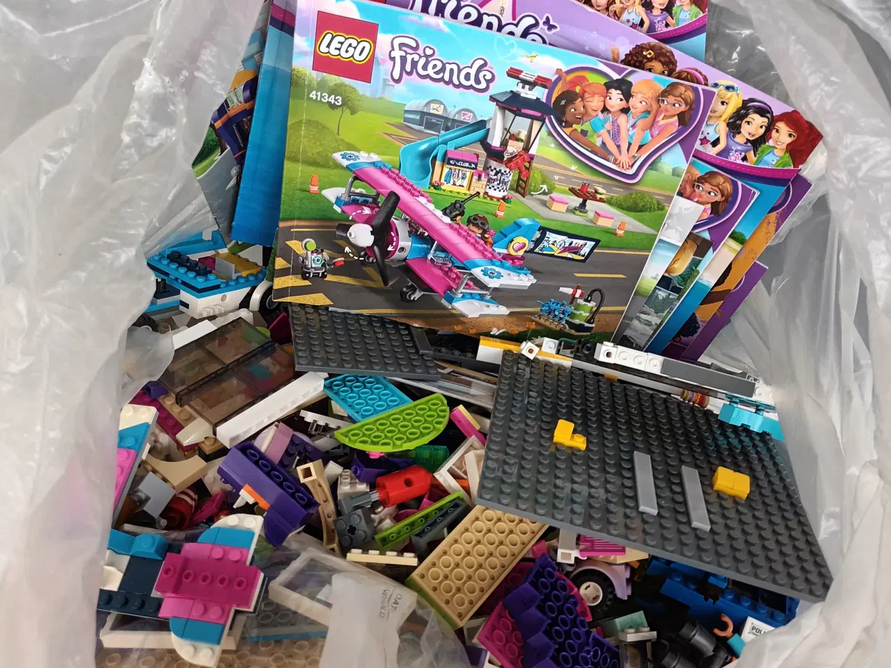 Billede 2 - 6 KG LEGO MED PLADER, FIGURER, BILER, LEGO & BROCH