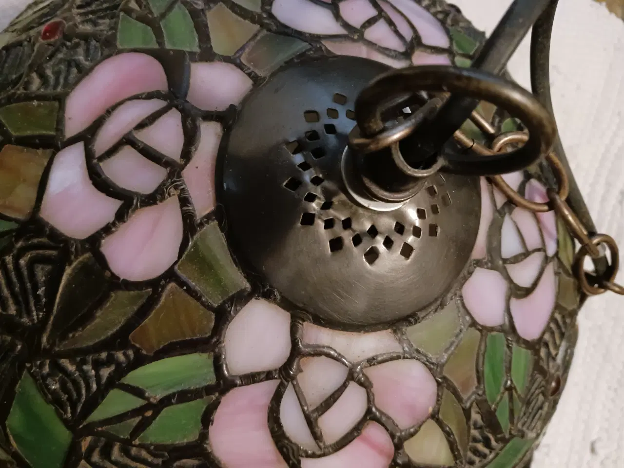 Billede 1 - Tiffany loftlampe gammel