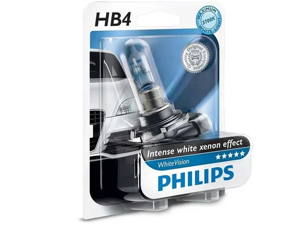 Billede 1 - Philips Whitevision HB4 55W 12,8V - 1 stk.