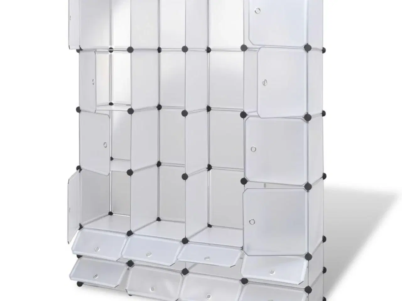 Billede 3 - Modulskab med 18 rum 37x146x180,5 cm hvid