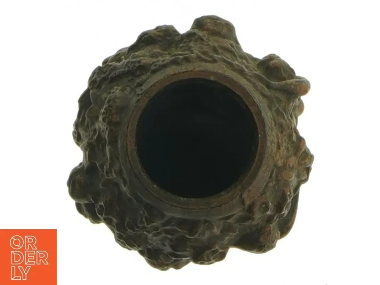 Billede 4 - Bronze vase med figurmotiv (str. 13 cm)