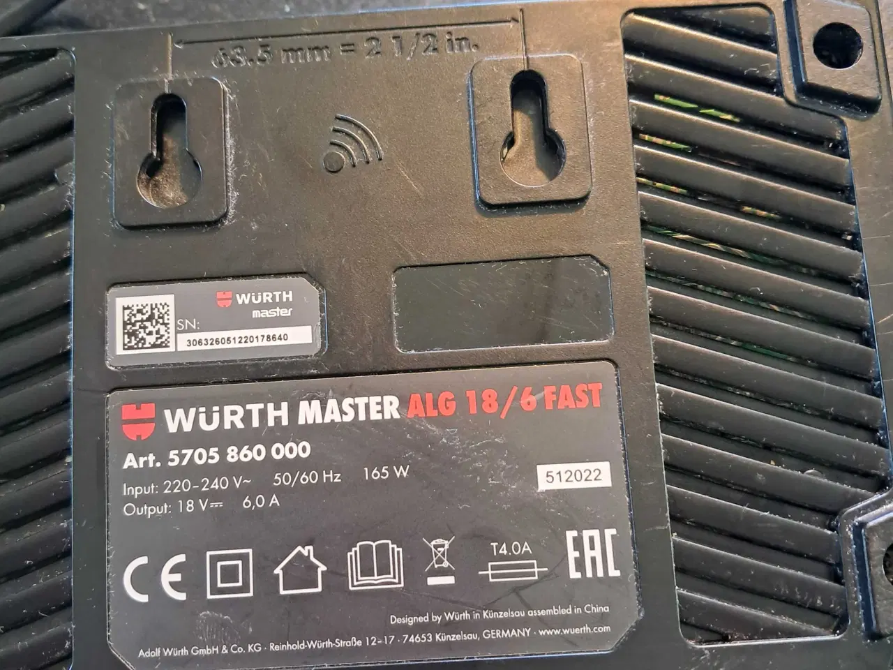 Billede 2 - Wurth master ALG 18/6 fast. Hurtig lader 