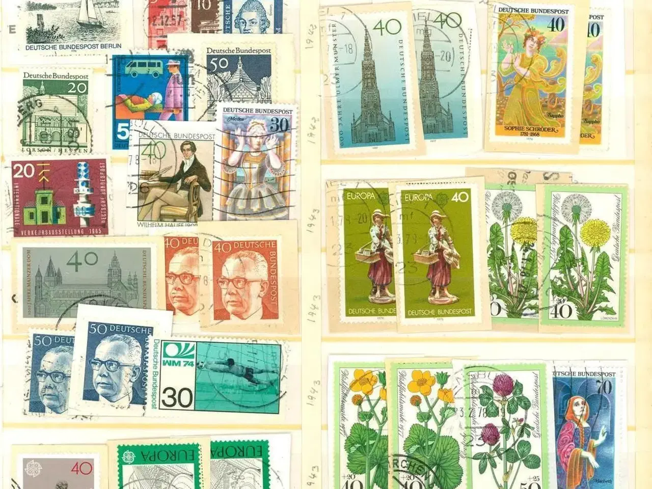 Billede 1 - Tyske frimærker