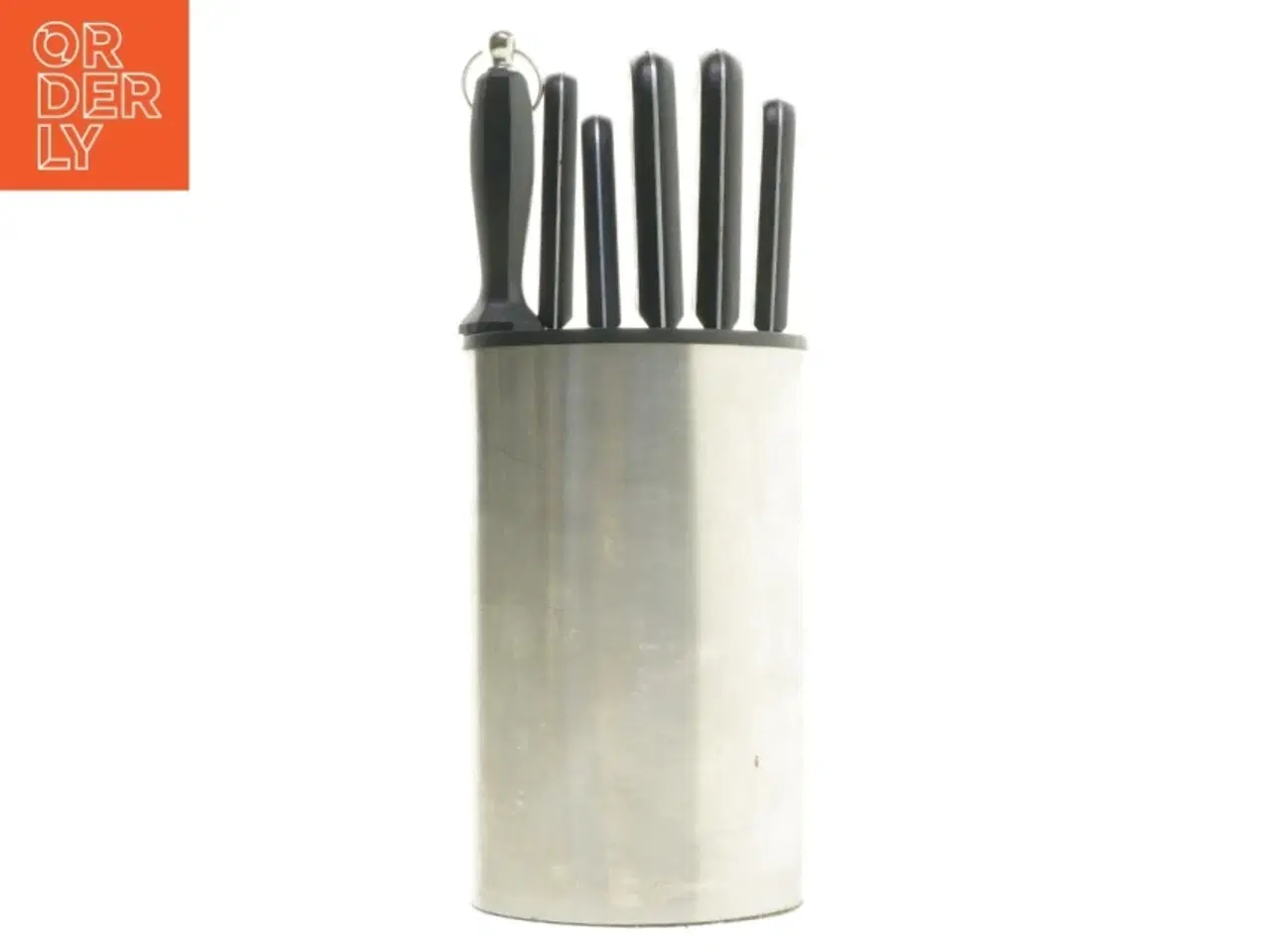 Billede 1 - Knivsæt med blok (str. 37 cm)
