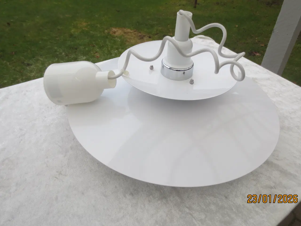 Billede 2 - 1 stk Loftlampe Hvid 