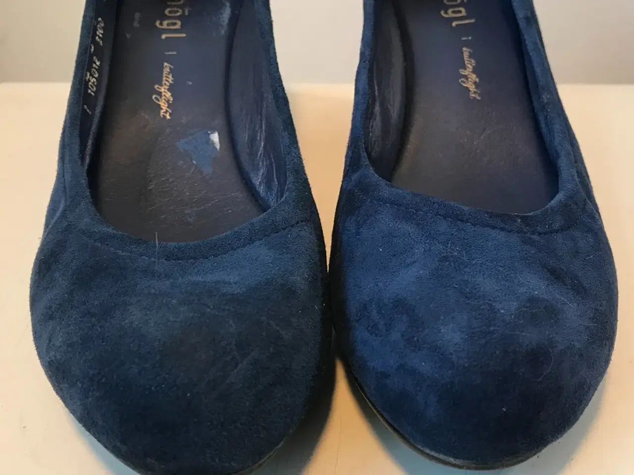 Billede 3 - Högl, blå pumps, str 40