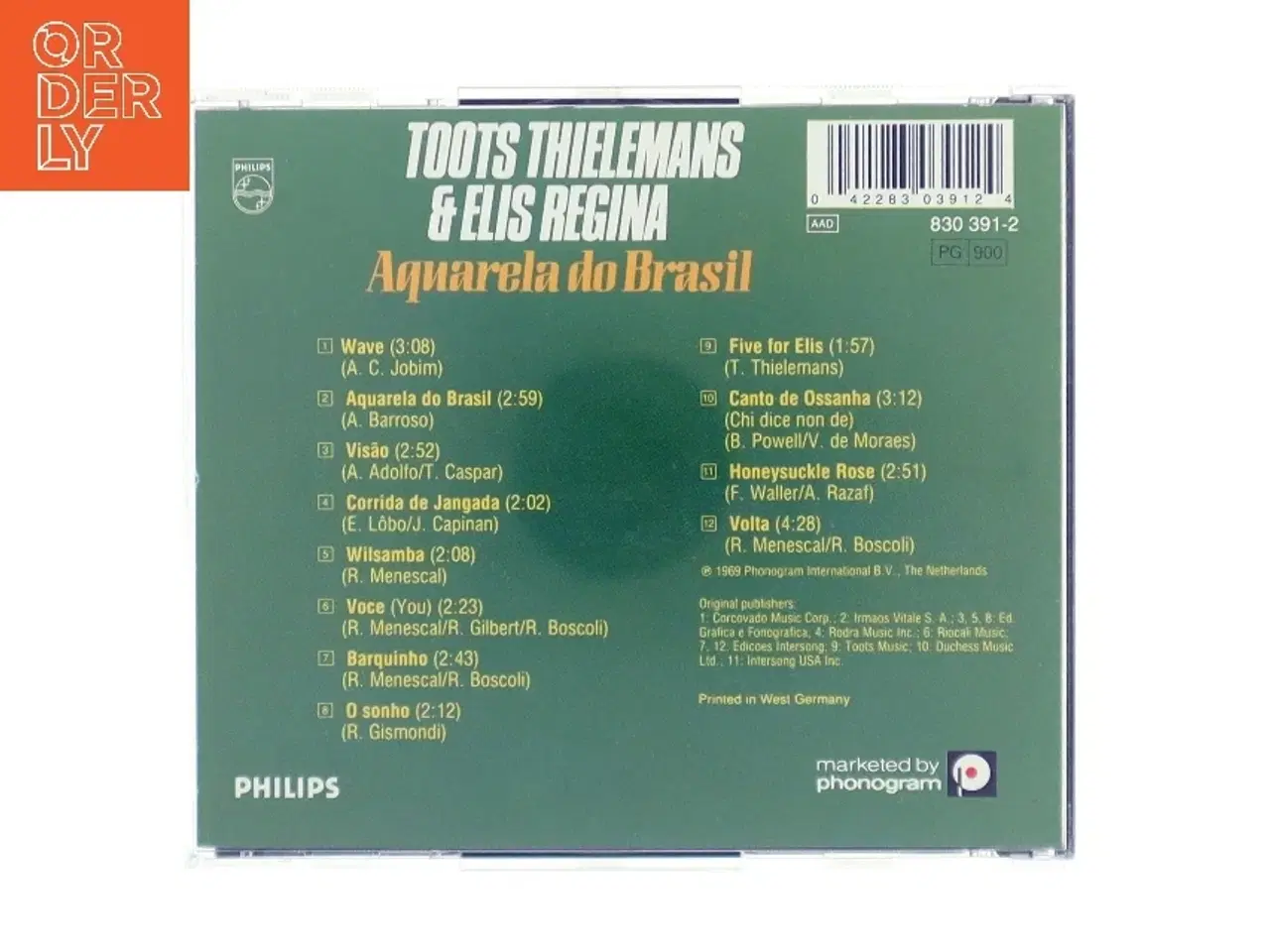 Billede 2 - CD med Toots Thielemans & Elis Regina fra Philips