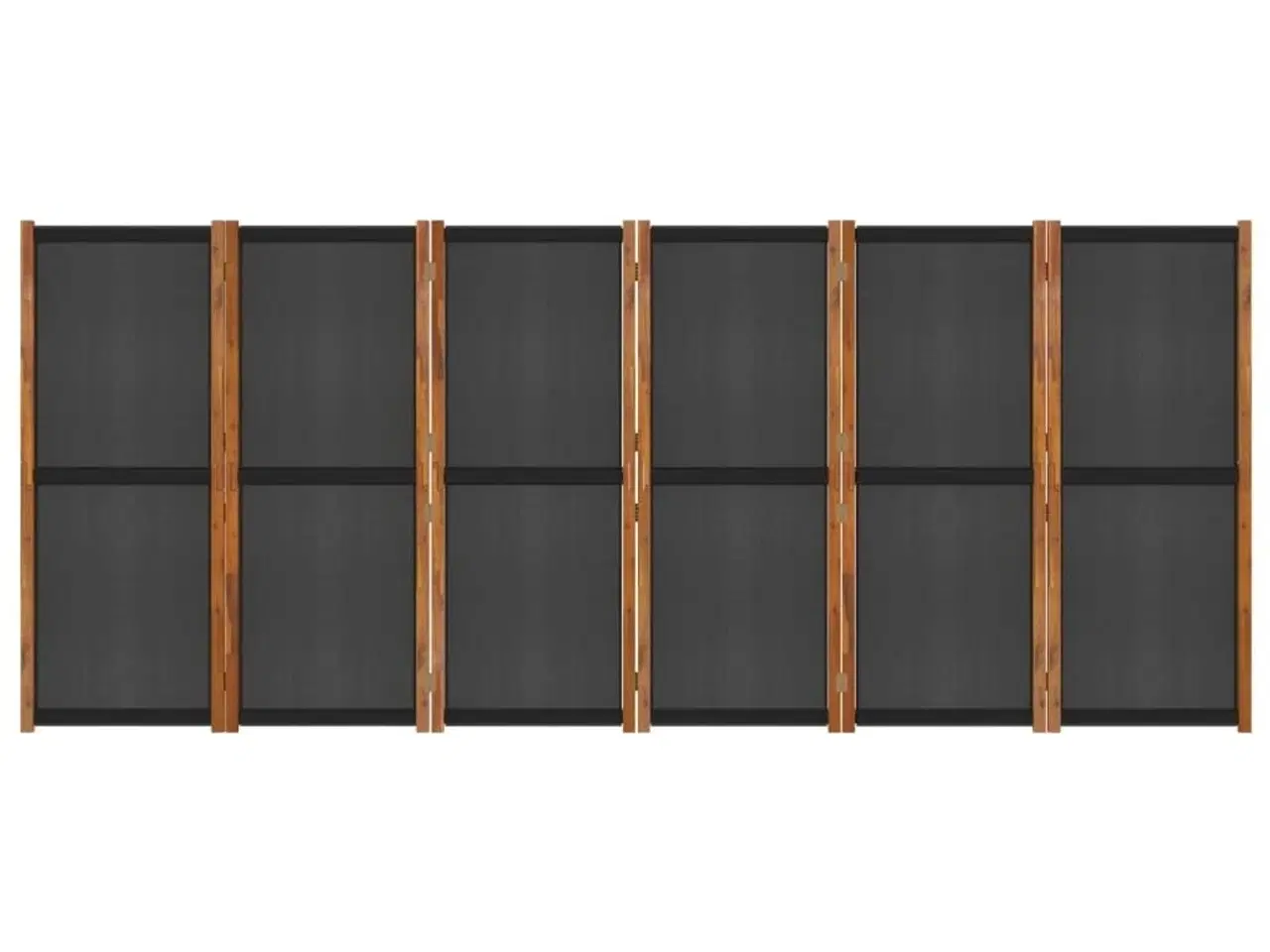Billede 6 - 6-panels rumdeler 420x180 cm sort