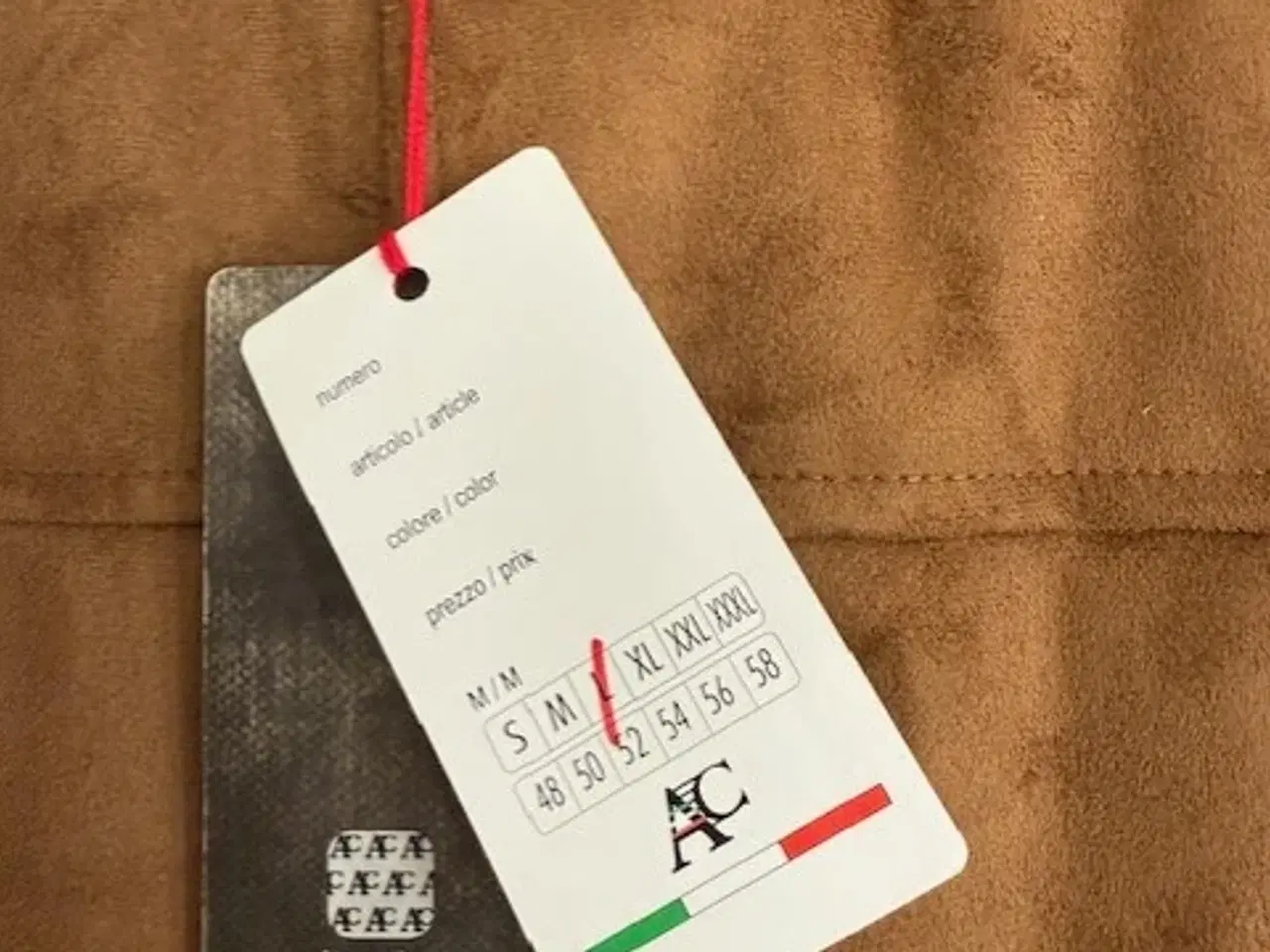 Billede 2 - Herre jakke Flot Stilren, blødt Ruskind/Nubuck.