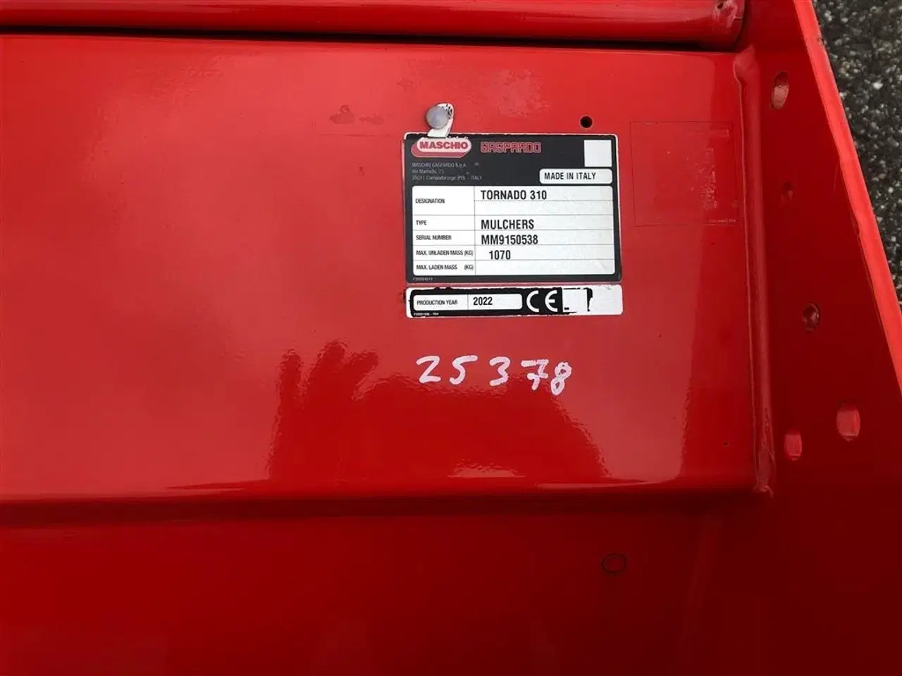 Billede 3 - Maschio Tornado 310 PÅ LAGER TIL OMGÅENDE LEVERING