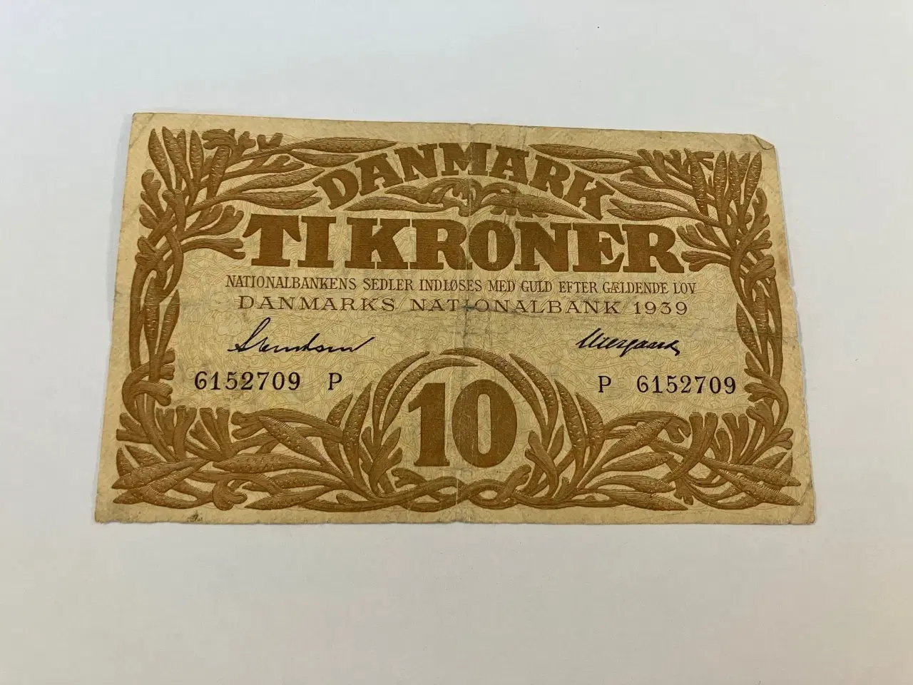 Billede 1 - 10 Kroner 1939 P Danmark