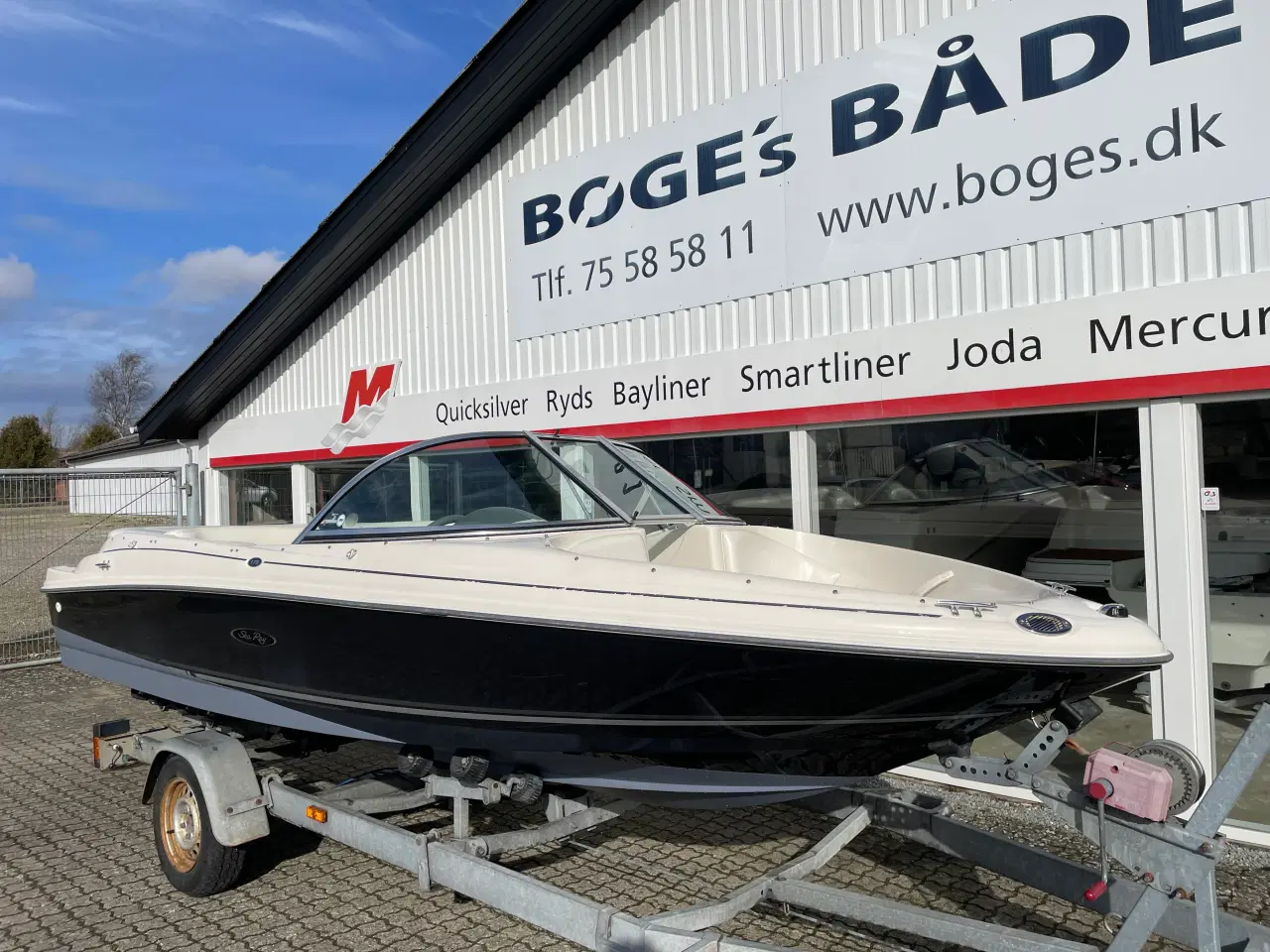 Billede 6 - 175 Sport Bowrider med 135 hk Mercruiser 3,0L 4 takt i/b og 1350 kg Variant bådtrailer