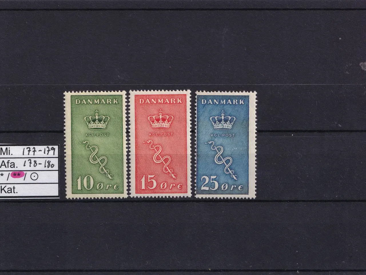 Billede 1 - DK Kræft frimærker (AFA 178-179) postfrisk