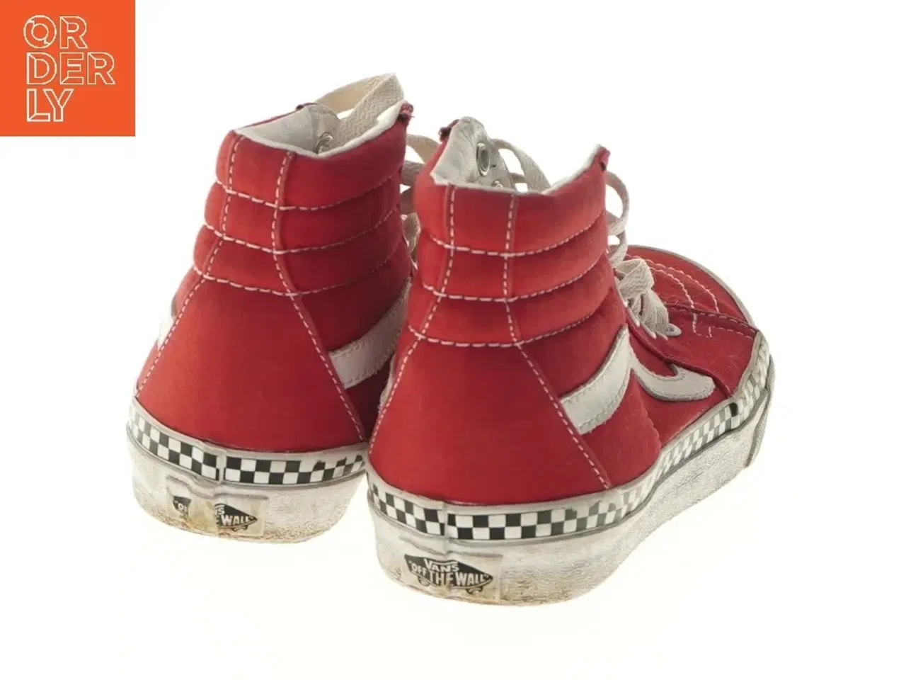 Billede 5 - Røde Vans højtop sneakers fra Vans (str. 36 )