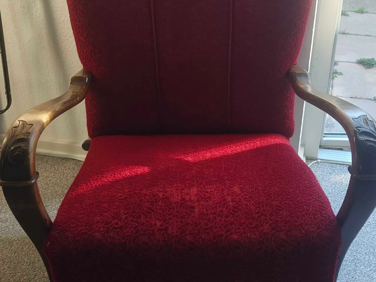 Billede 1 - Fin gammel lænestol 