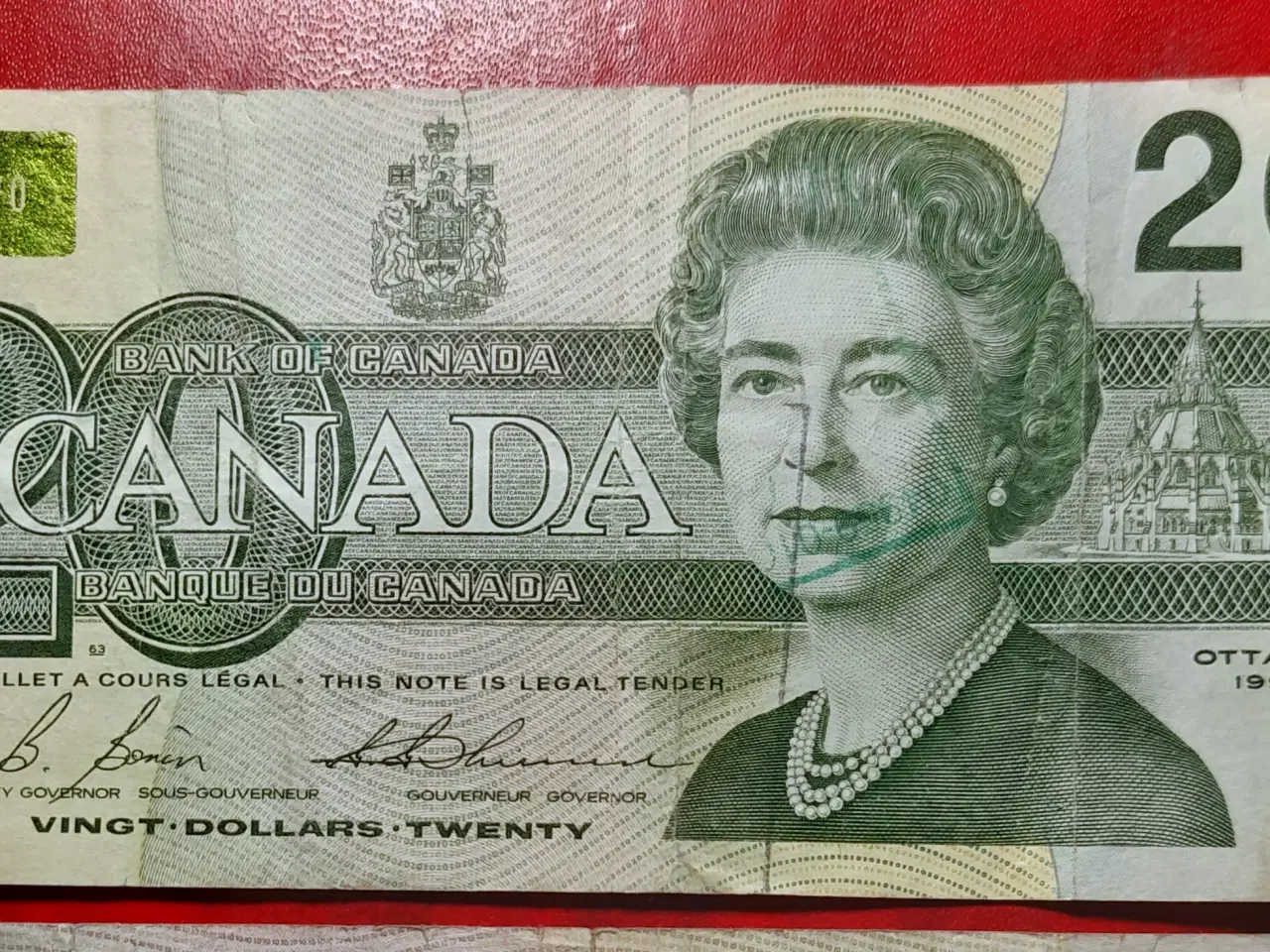 Billede 1 - CANADA VINGT TWENTY 20 Dollars 1991 Elizabeth II