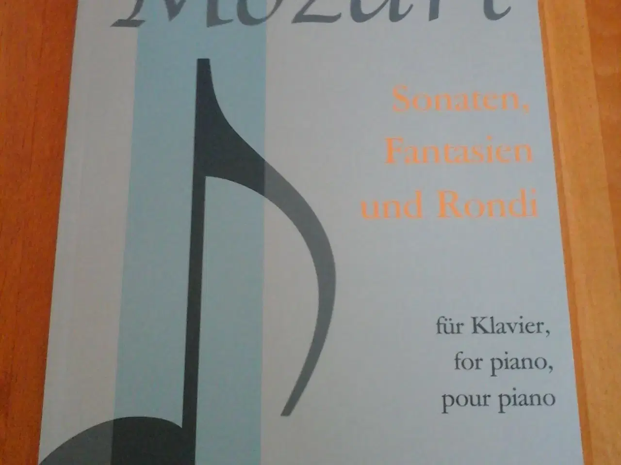 Billede 3 - Mozart 4 nodebøger for klaver og piano