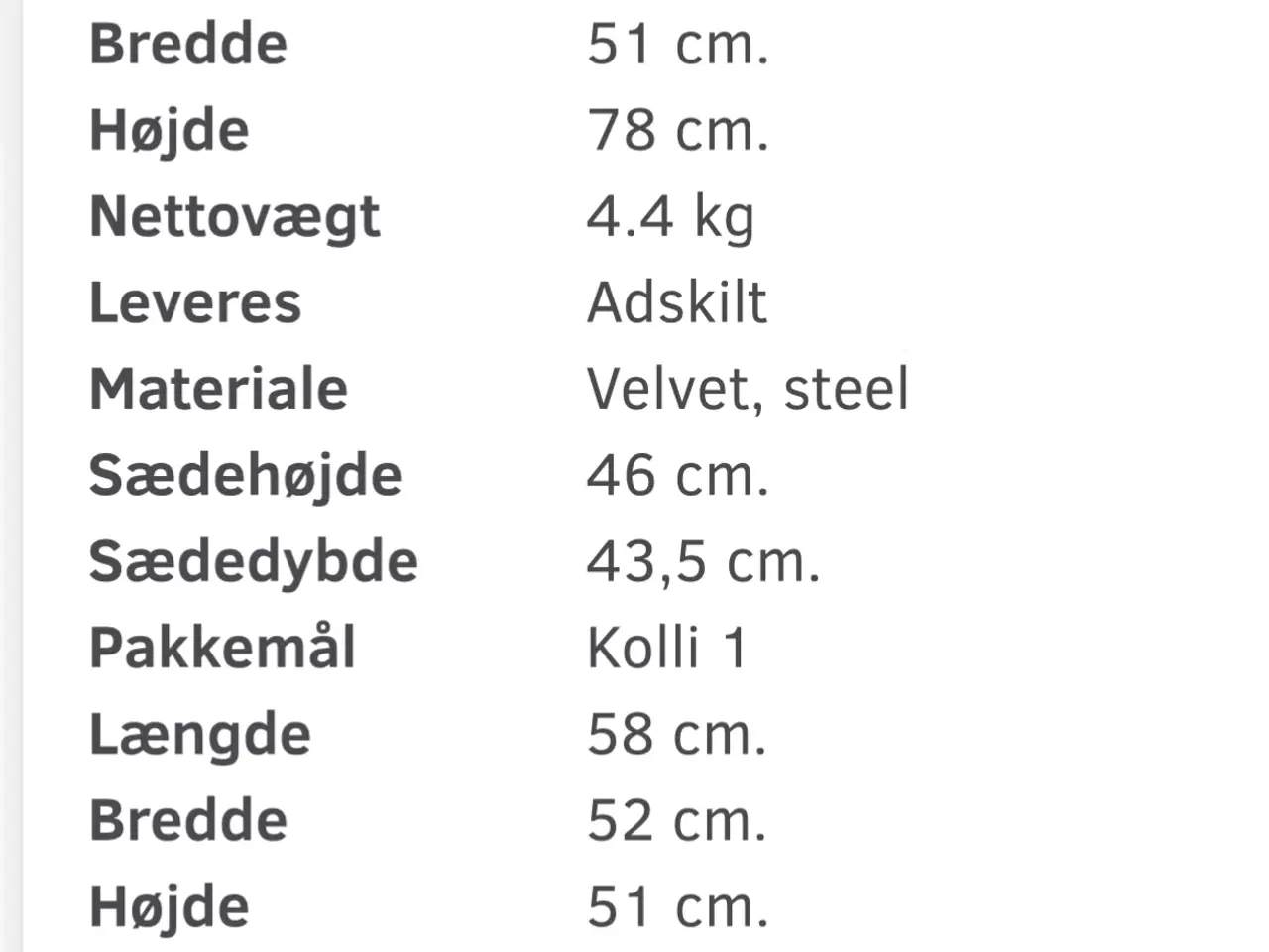 Billede 5 - Spisebord stole 