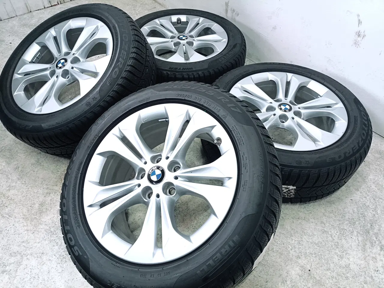 Billede 2 - 5x112 17" ET52 nav 66,6ø BMW vintersæt inkl.TPMS