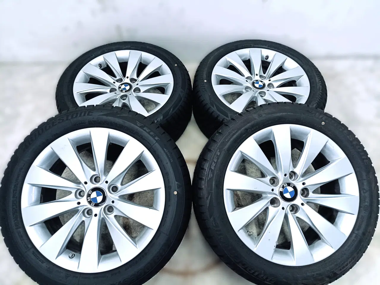 Billede 3 - 5x120 17" ET37 nav 72,6ø BMW vintersæt inkl.TPMS