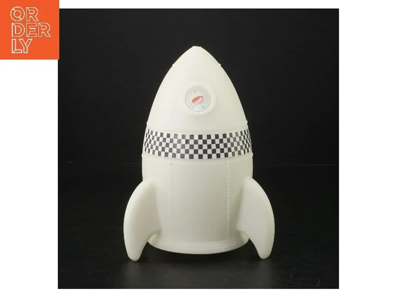 Billede 2 - Bordlampe i form af rumraket (str. H. 20 cm)