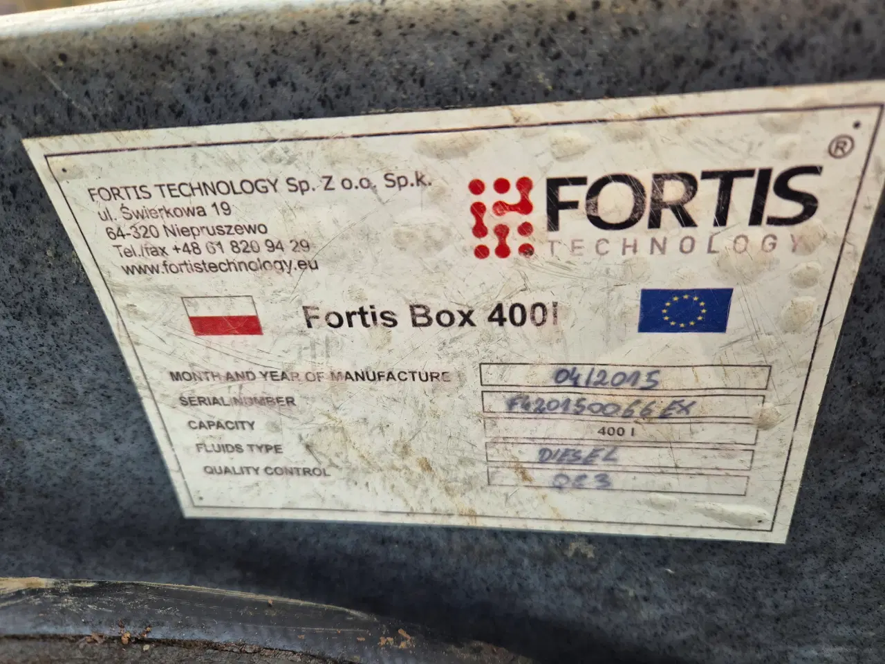 Billede 5 - Fortis ladtank 400l