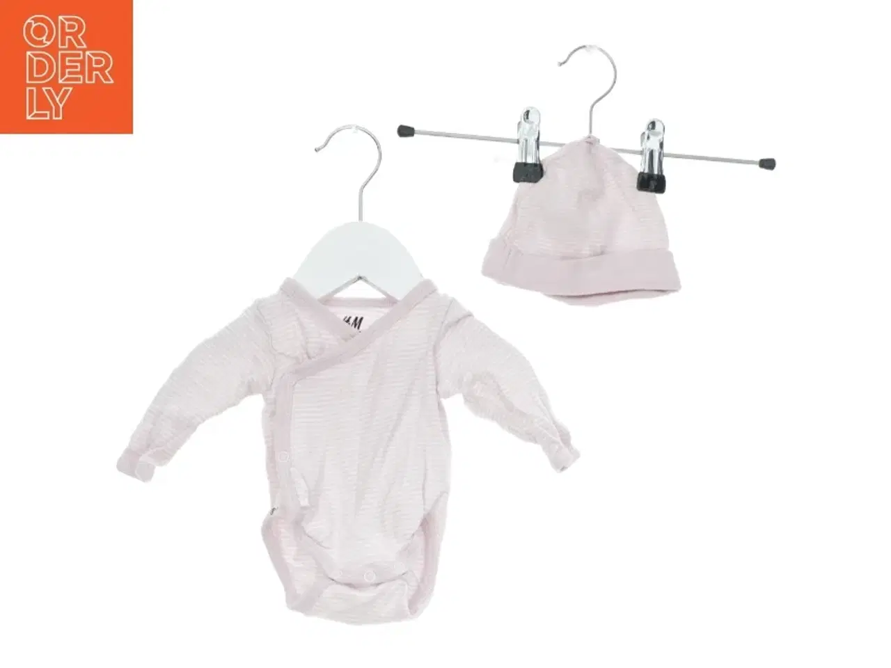 Billede 1 - Baby bodystocking og hue fra H&M (str. 50)