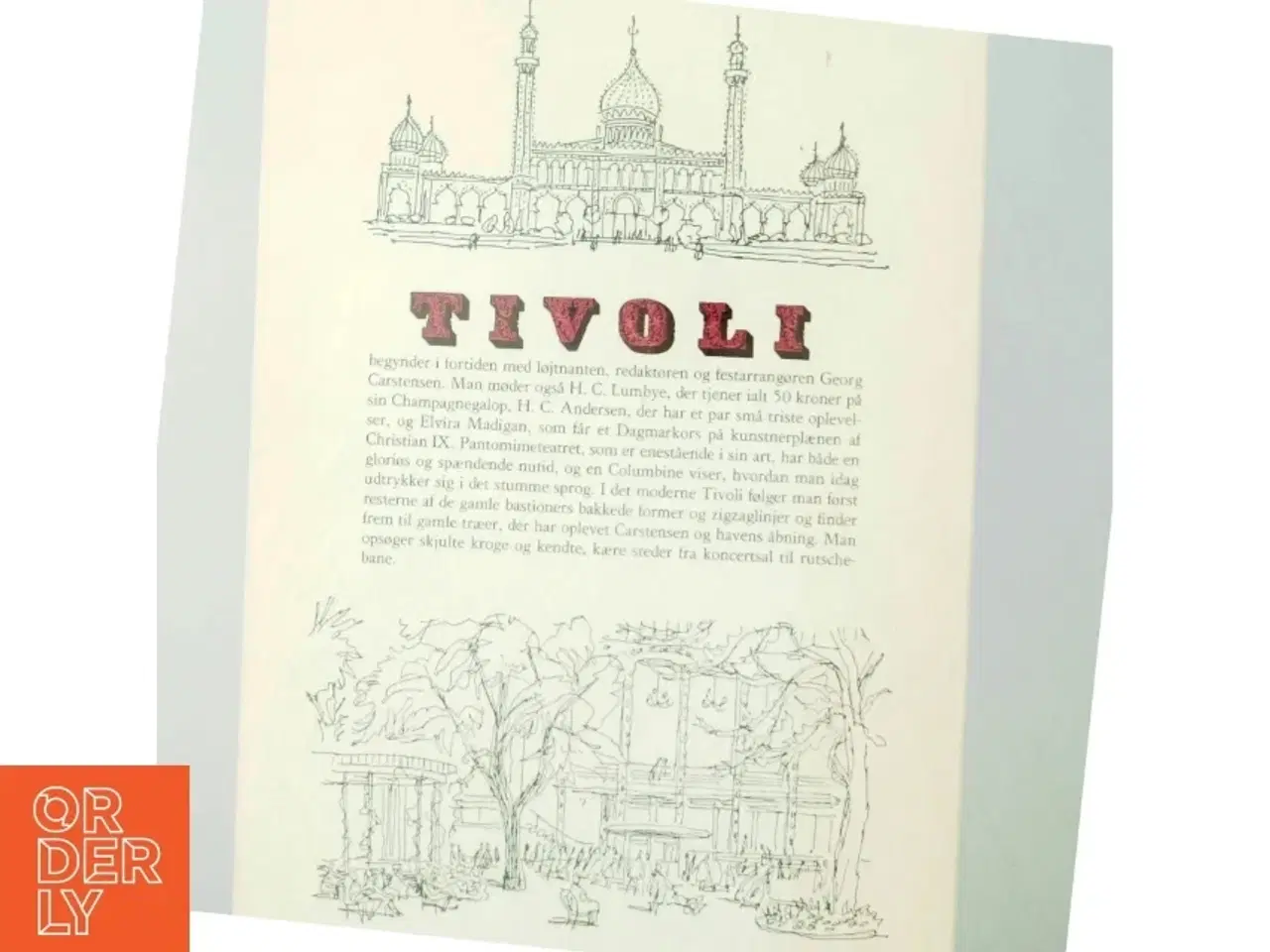 Billede 3 - Vandring i Tivoli af Ebbe Sadolin (Bog) fra Selskabet Bogvennerne/C.A. Reitzels Forlag