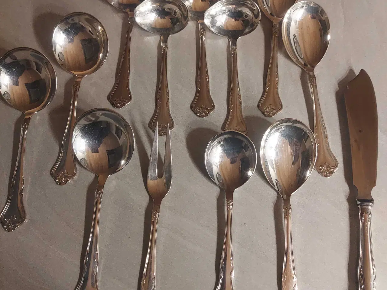 Billede 1 - Riberhus sølvplet sølv plet