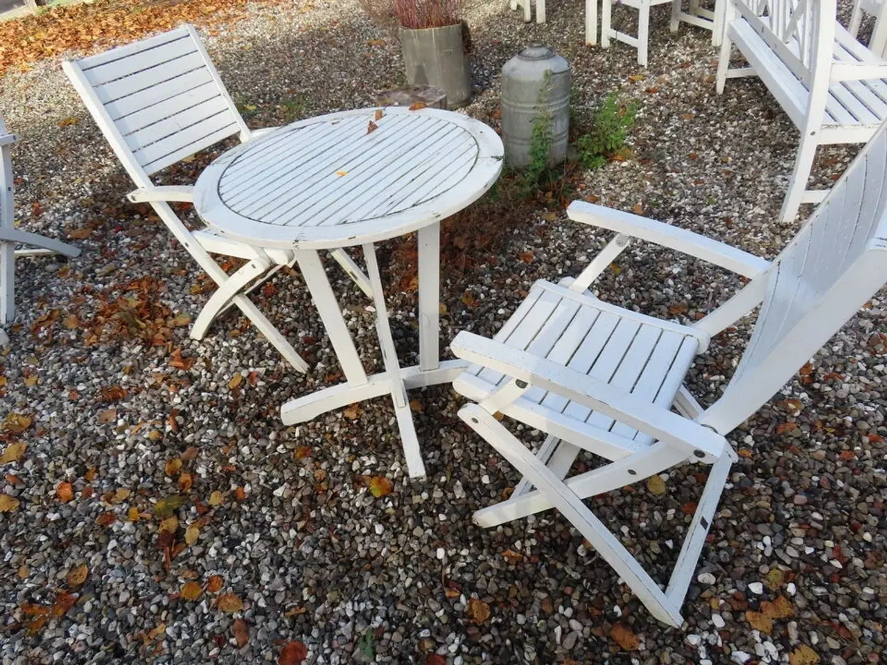 Billede 1 - Cafebord med 2 stole JUTLANDIA