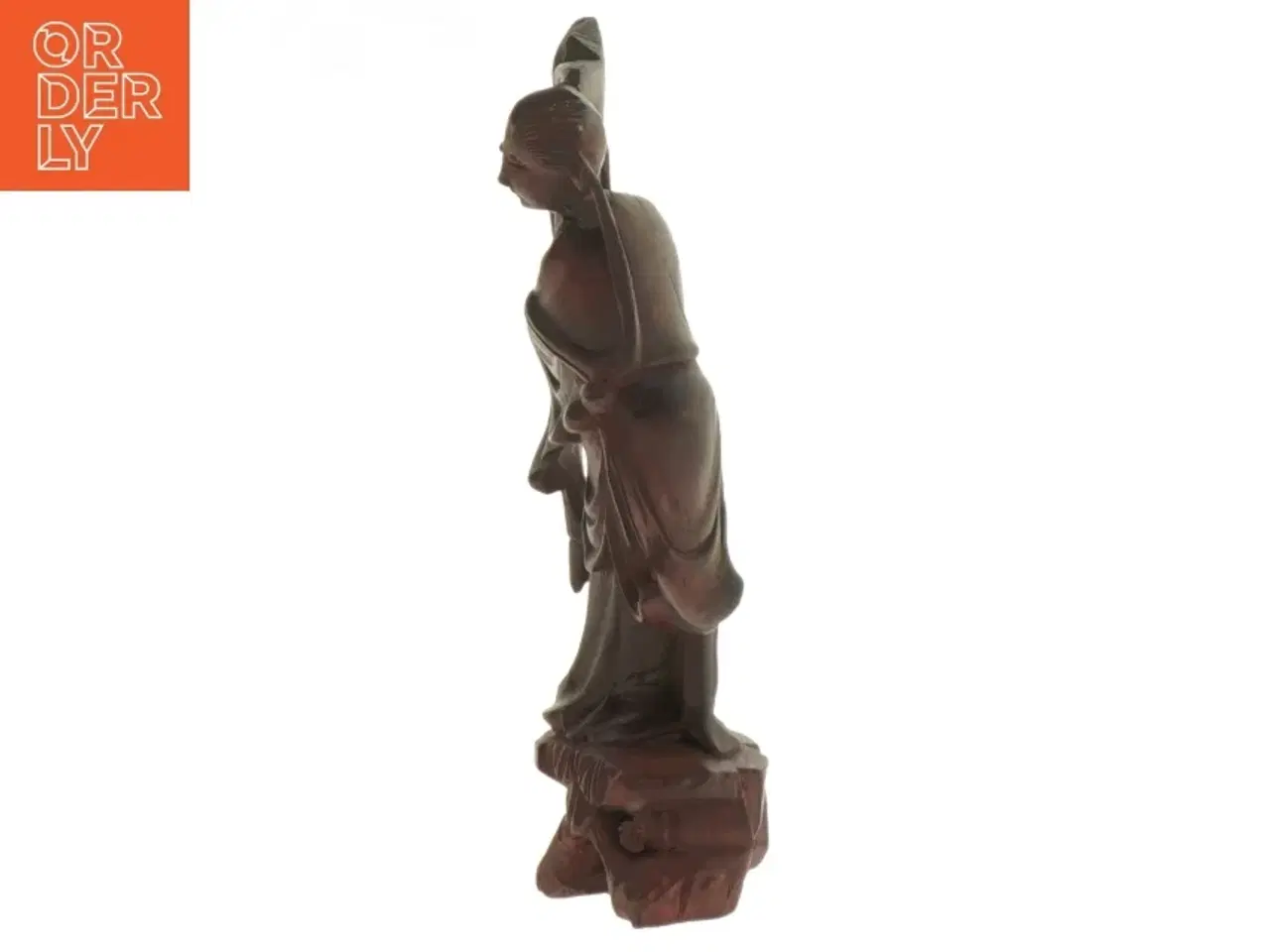 Billede 3 - Træskulptur af figur (str. 16 cm)