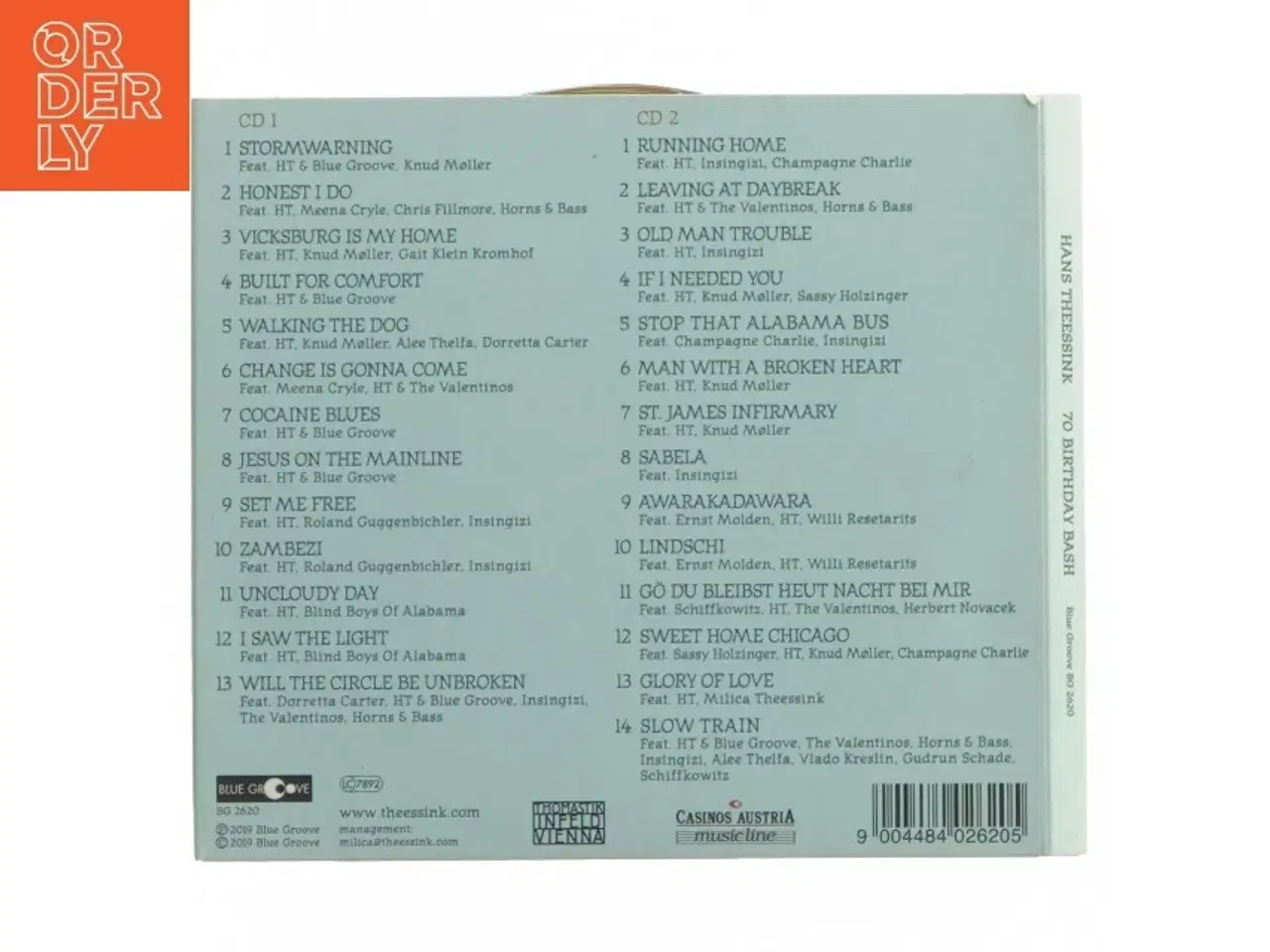 Billede 2 - Hans Theessink 70 Birthday Bash CD med signatur