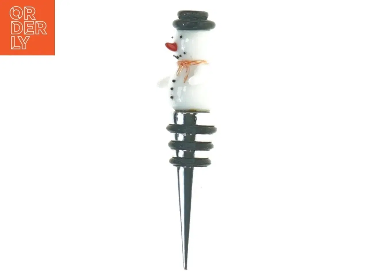 Billede 3 - Sneemand vinprop (str. 11 x 3 cm)
